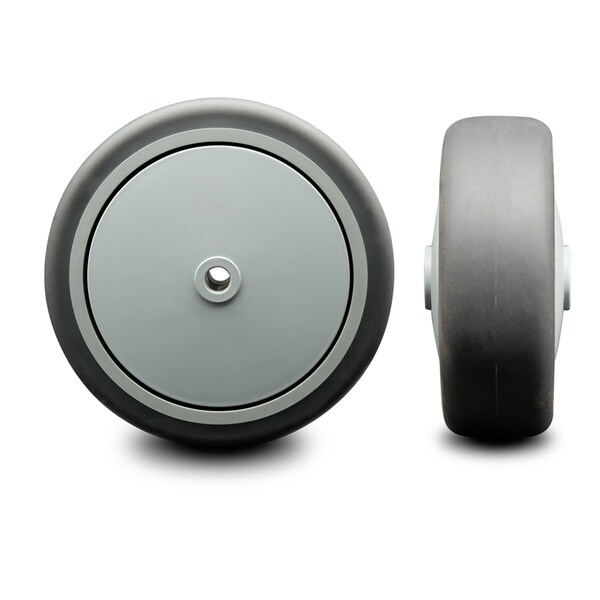 Service Caster SCC - 6" Thermoplastic Rubber Wheel Only - 3/8" Bore - 300 lbs Capacity SCC-TPRB614 - main